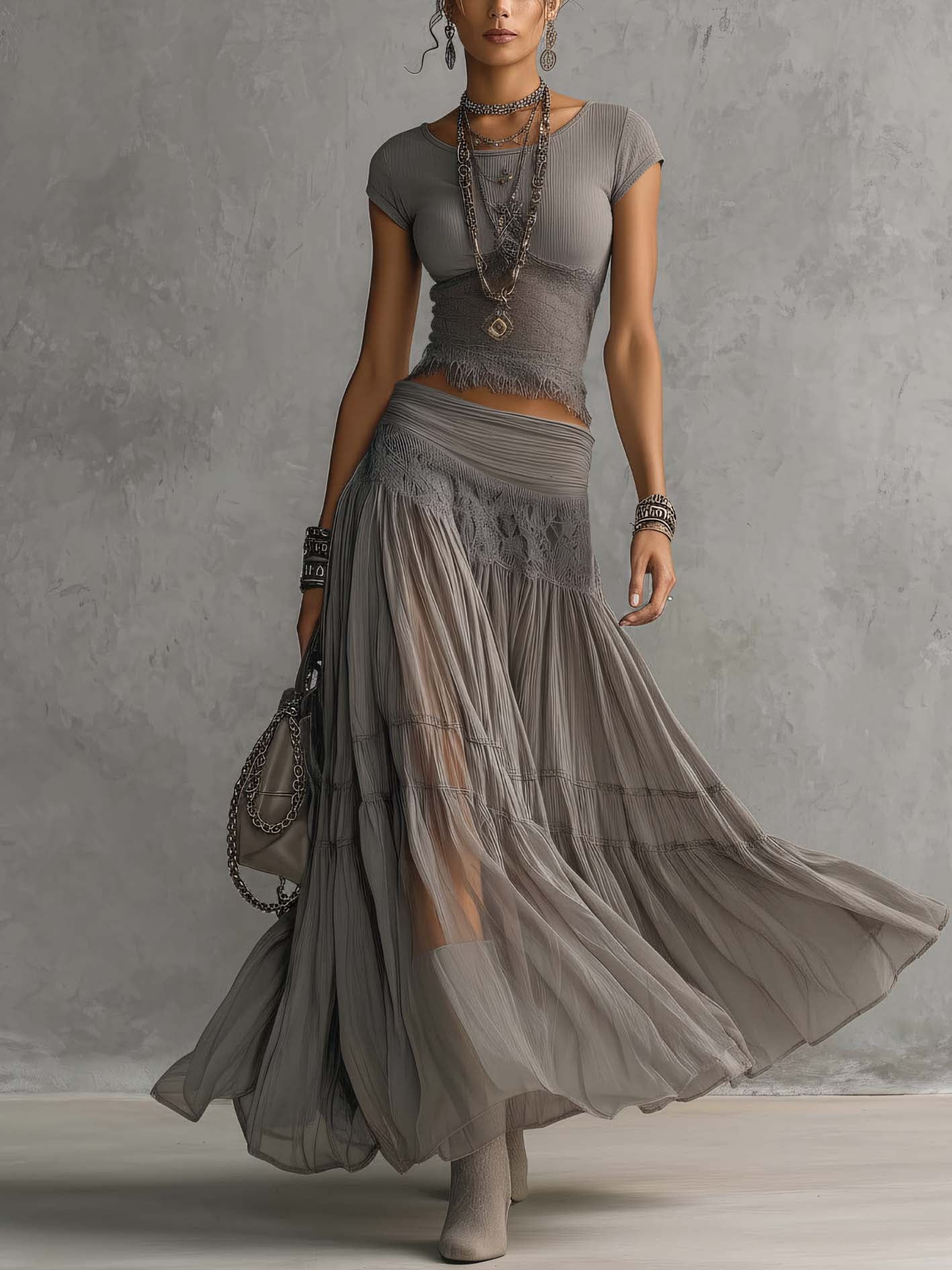 Elena | Conjunto Boho de Encaje