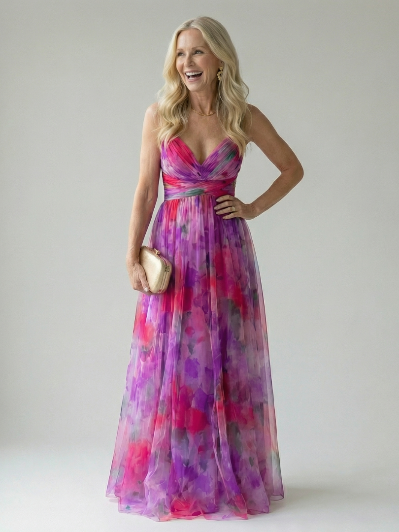 Irene | Vestido maxi cruzado