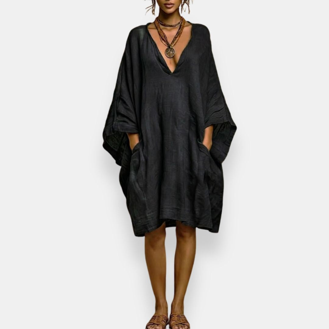 Cassienne | Abito Oversize con Scollo a V