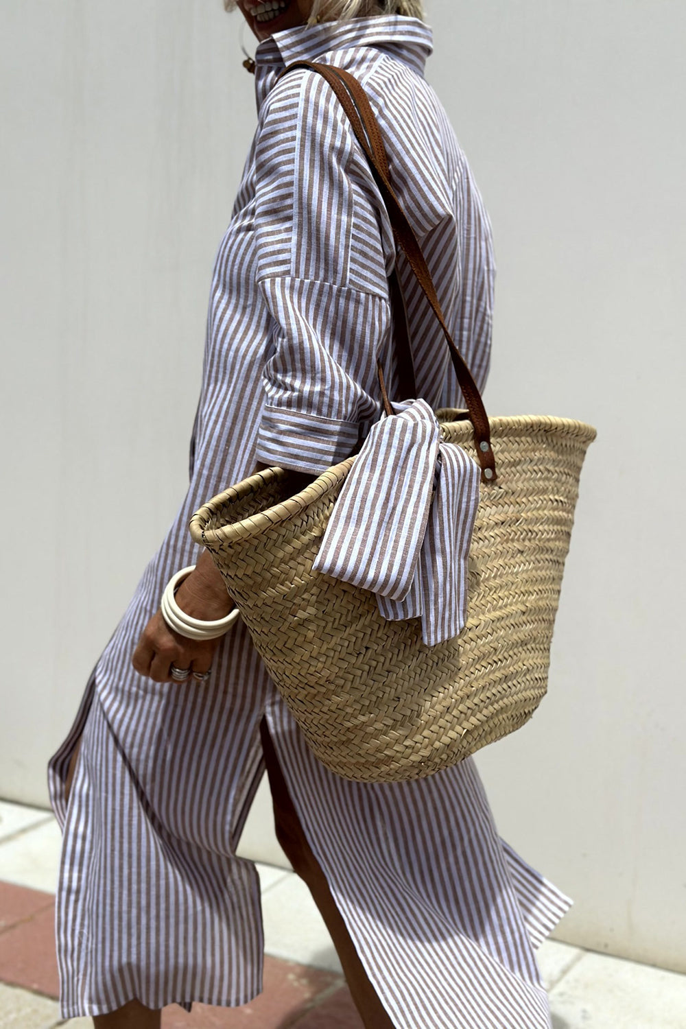 Sophia | Vestito Camicia a Righe