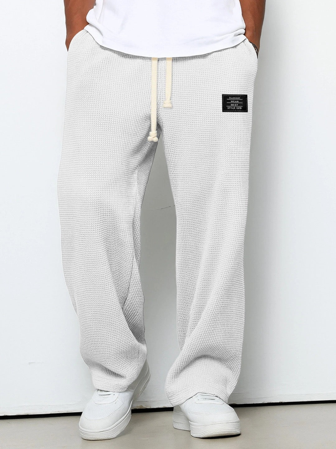 Lorenzo | Pantalones Anchos con Textura de Panal