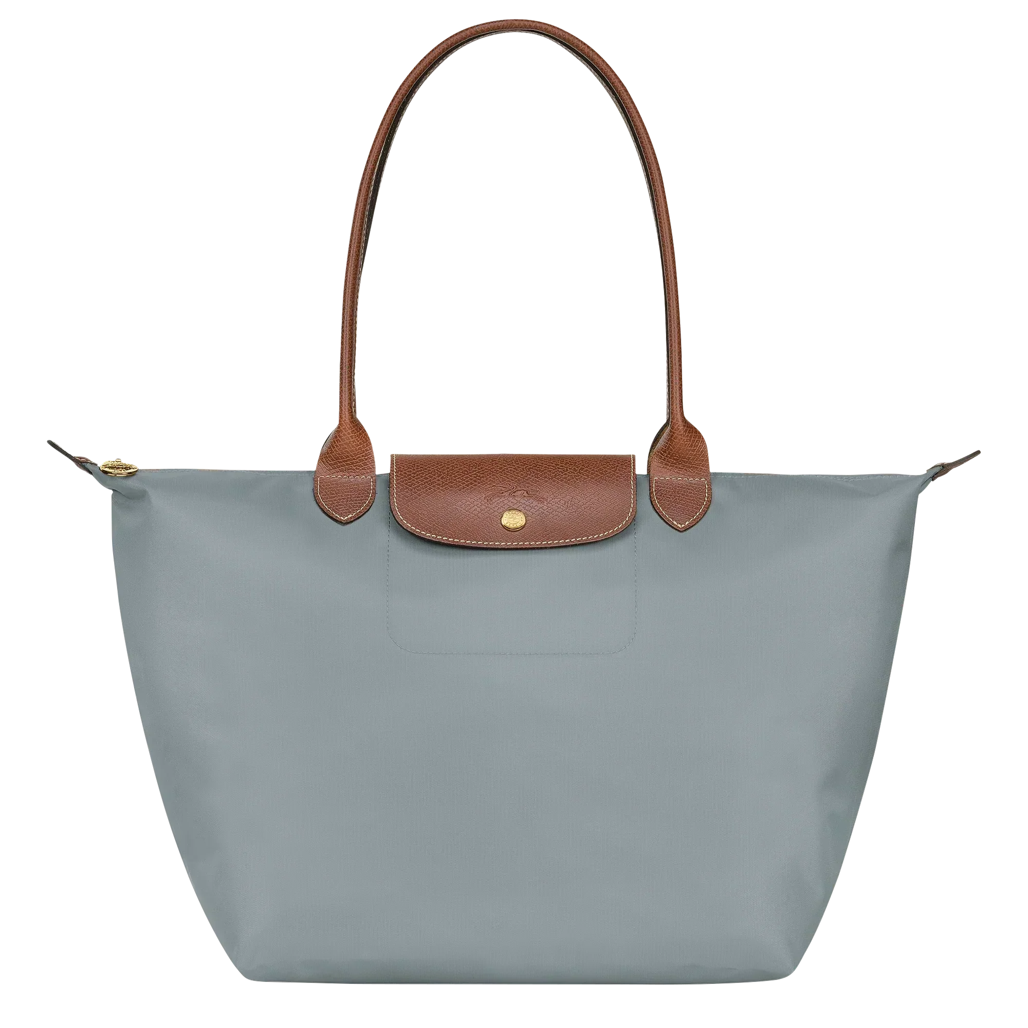Longchamp - Grande Le Pliage Tote, Acciaio