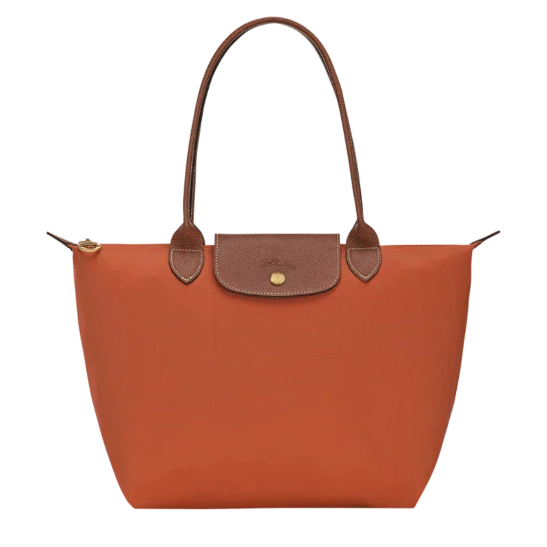 Longchamp - Grande borsa Le Pliage Tote, Mattone