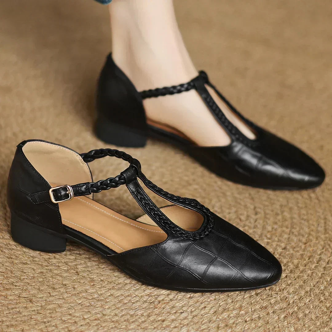 Clara | Zapatos Mary Jane ortopédicos de piel