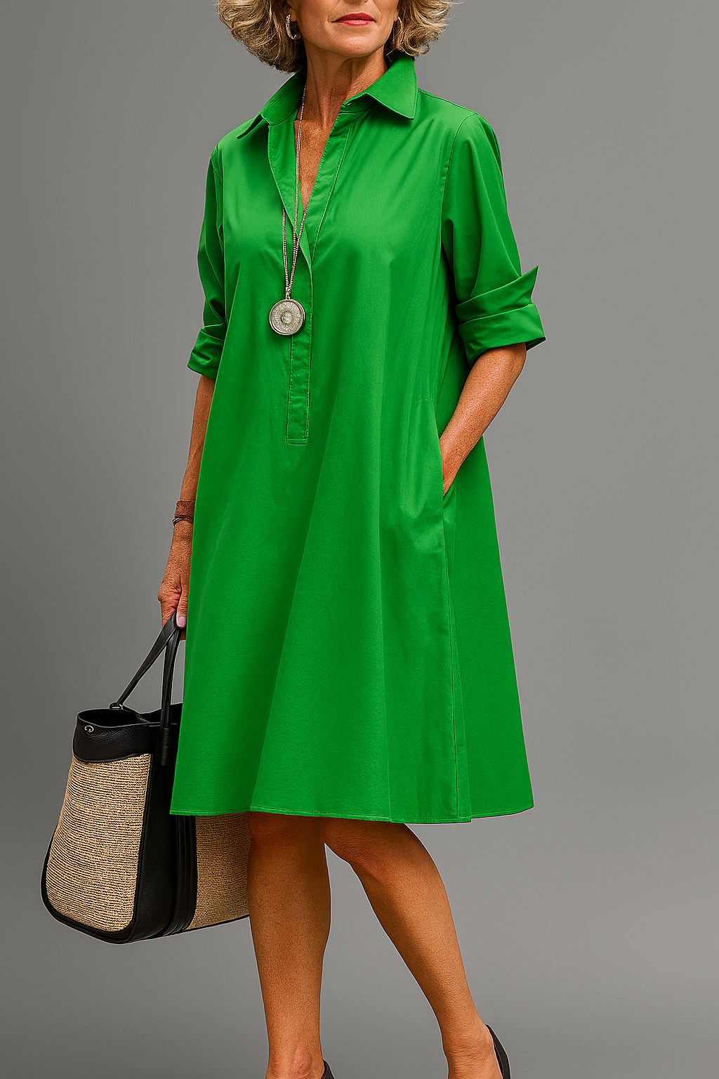 Riley | Vestido midi sofisticado