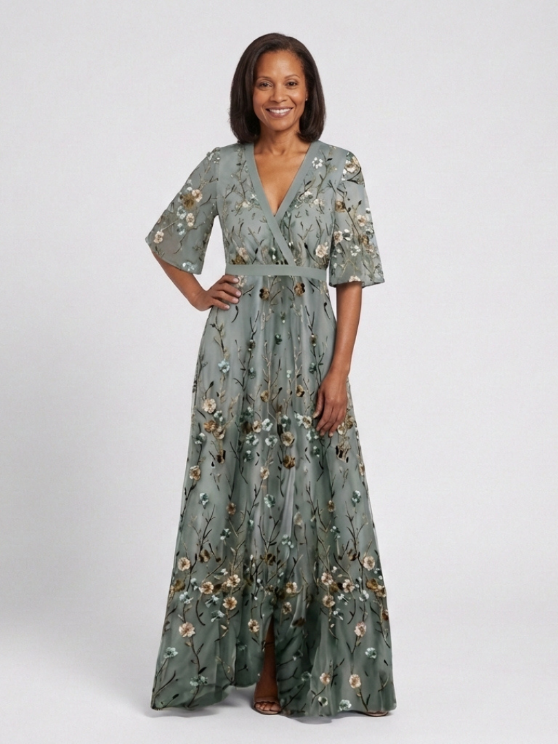 Clara | Vestido Maxi Floral Elegante