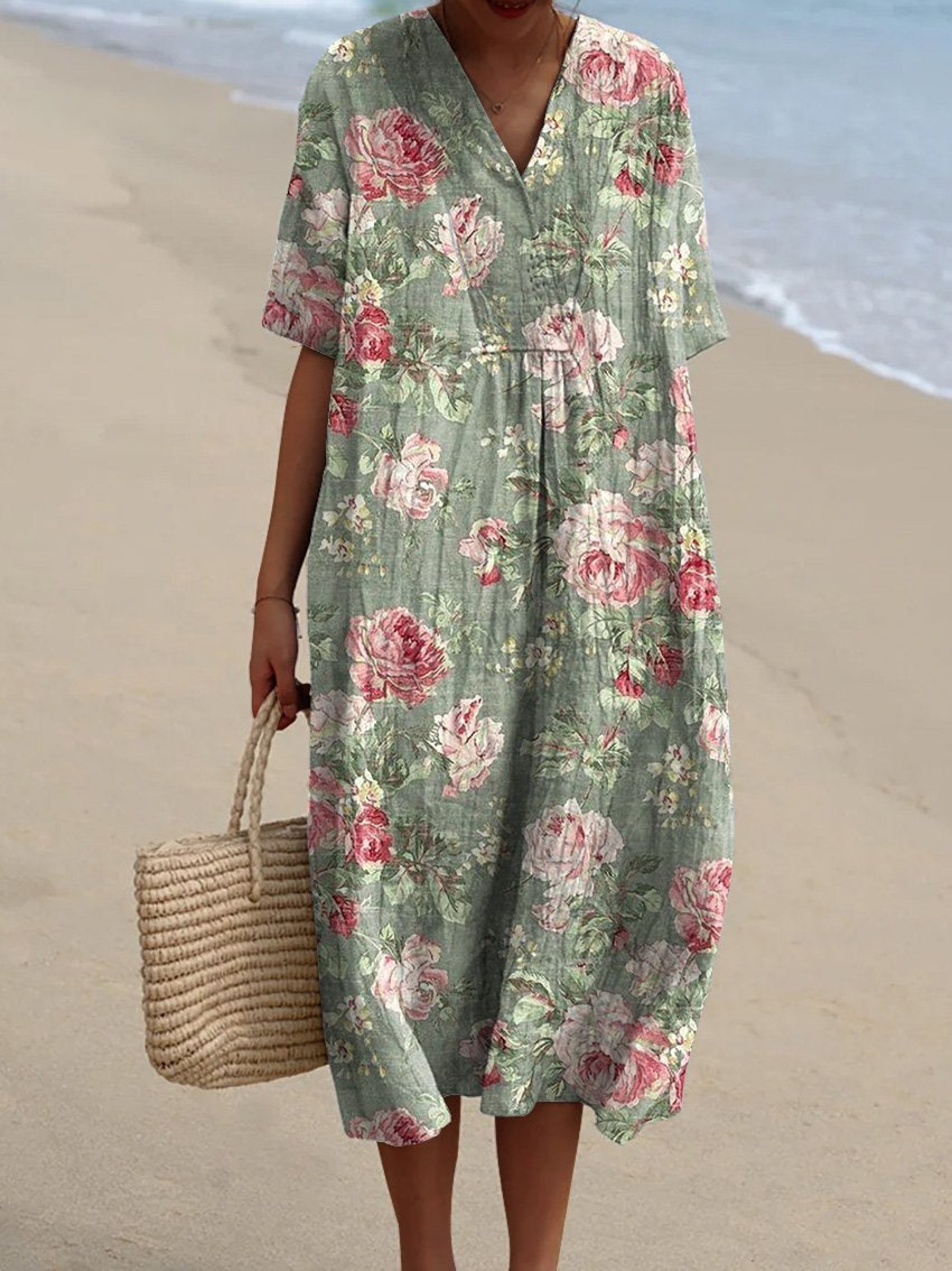 Vestido estampado brisa de verano
