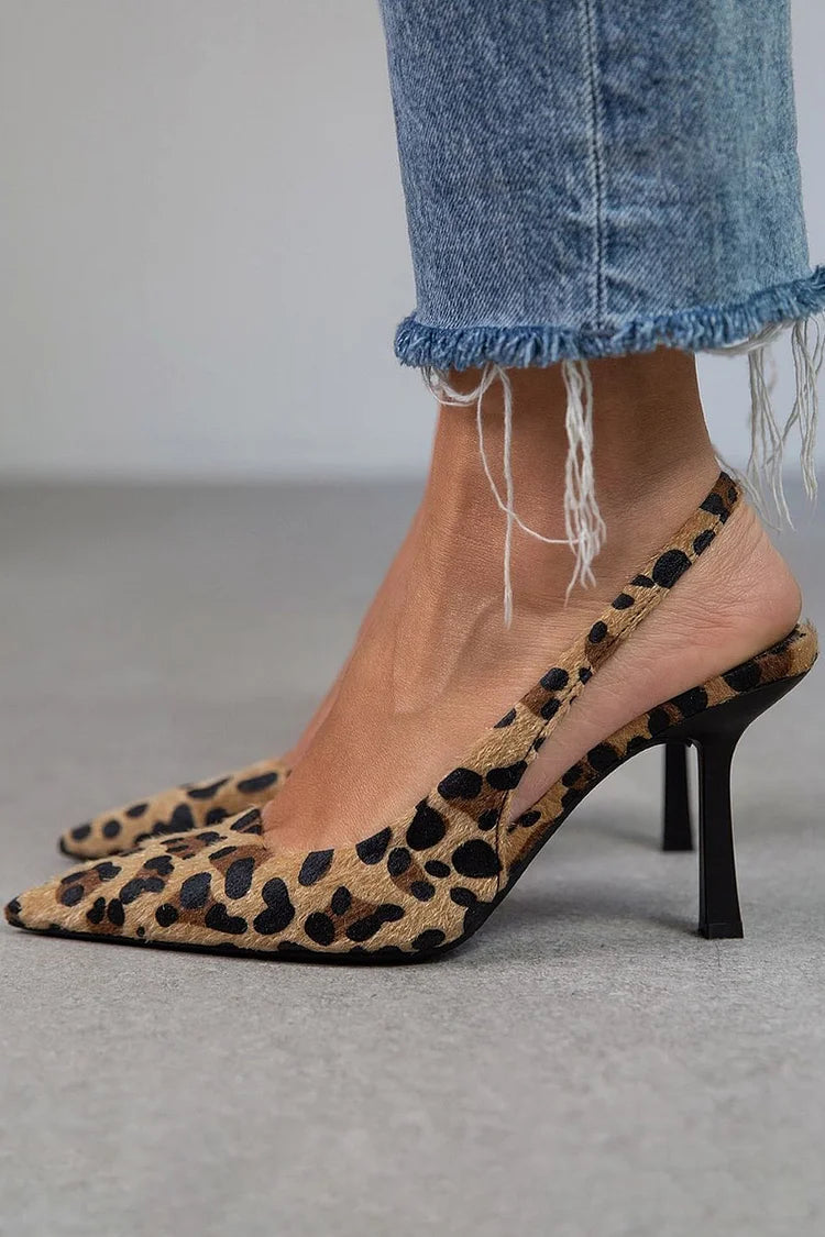 Margaret | Décolleté D'Orsay Leopardate
