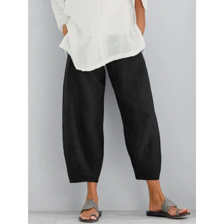 Elena™ | Pantaloni in Lino Eleganti e Confortevoli