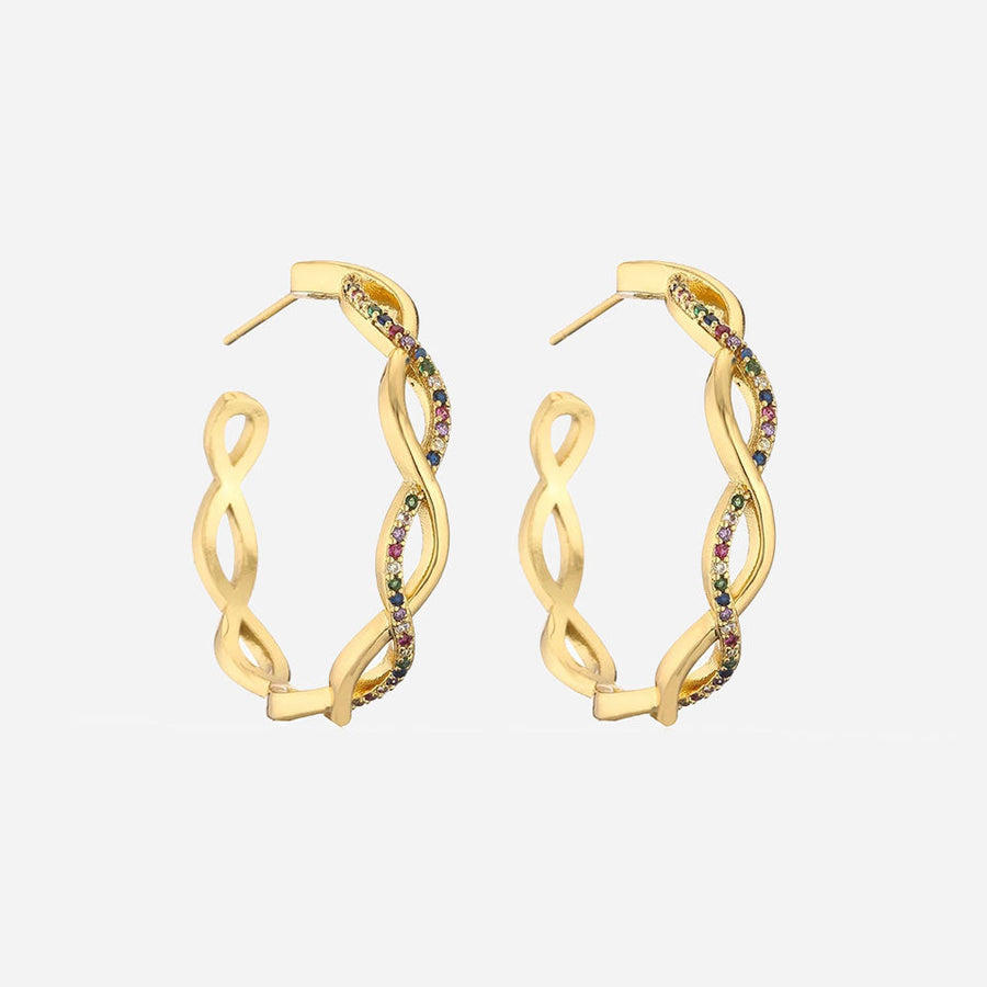 Julenissa | Orecchini Onda in Oro 18K