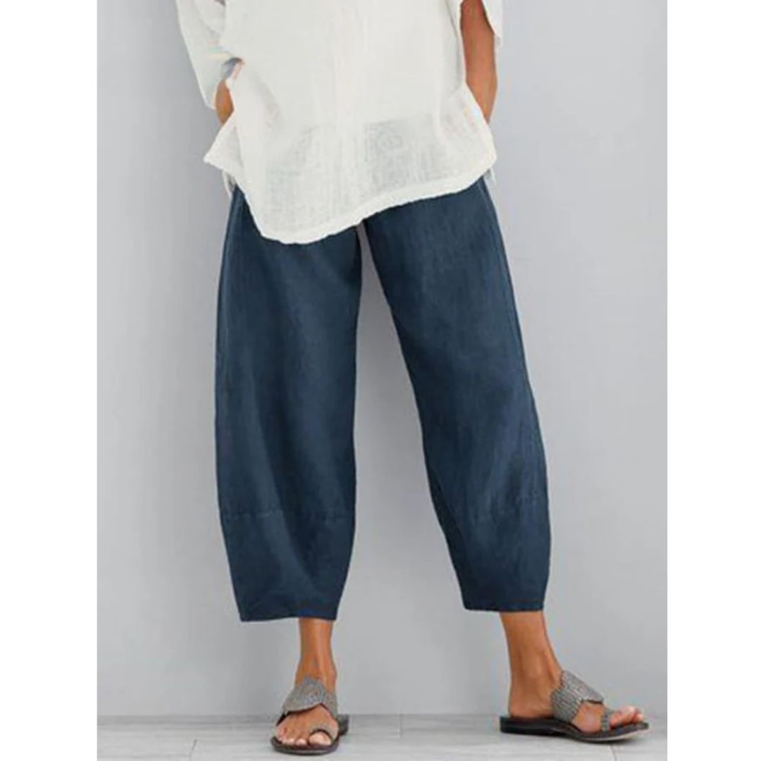 Elena™ | Pantaloni in Lino Eleganti e Confortevoli