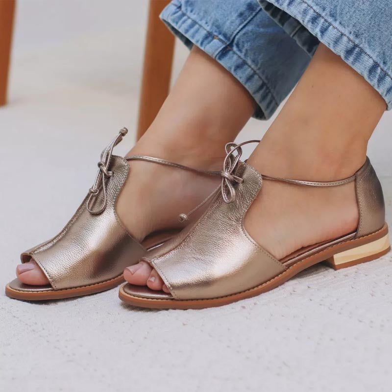 LILLIANA – SANDALI IN PELLE CON CINTURINO