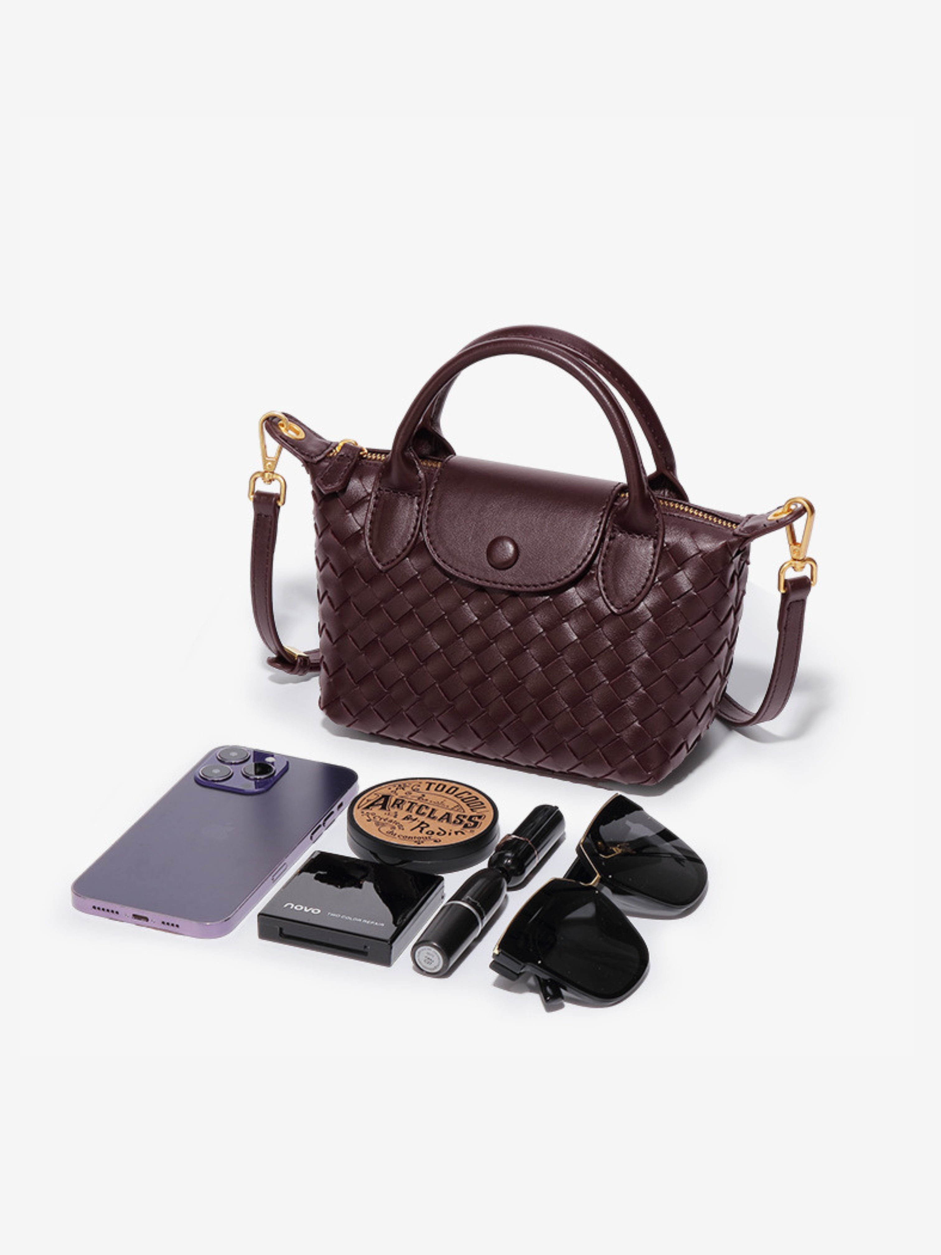 Elise | Borsa Convertibile Piccola Intrecciata
