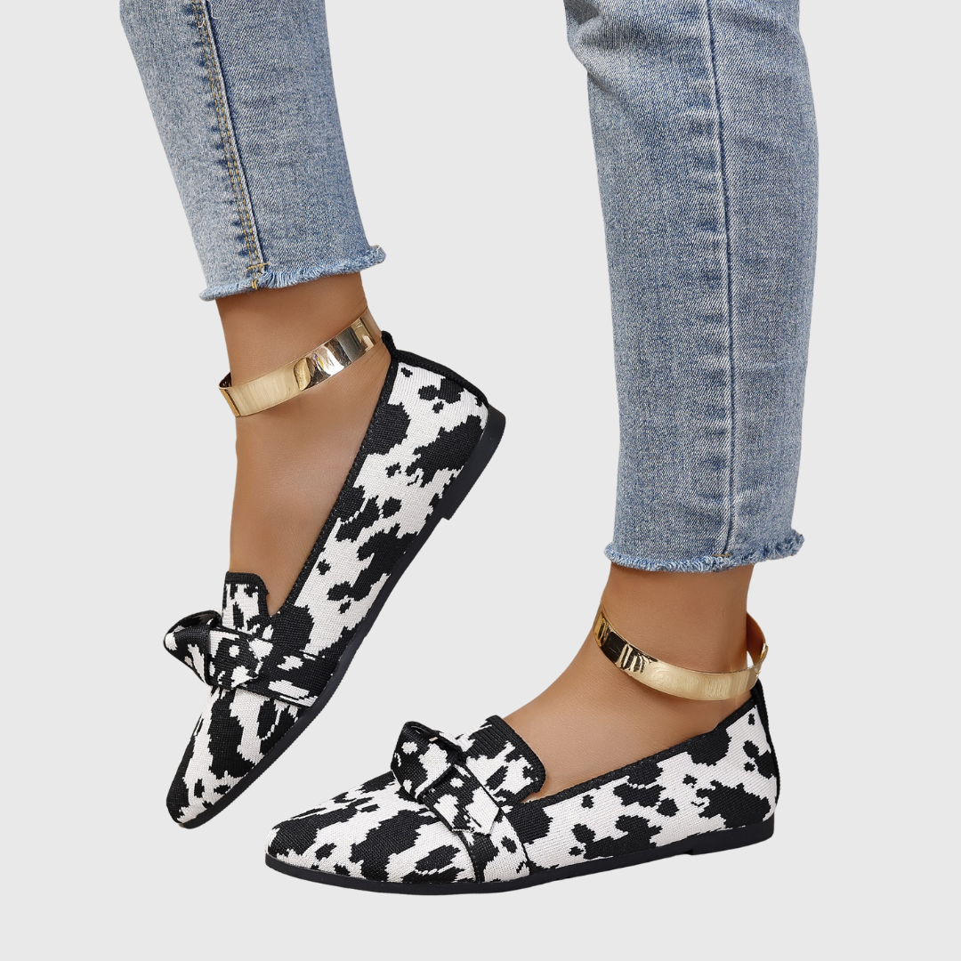 Mabel | Mocasines confort de estampado dálmata