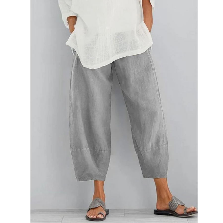 Elena™ | Pantaloni in Lino Eleganti e Confortevoli