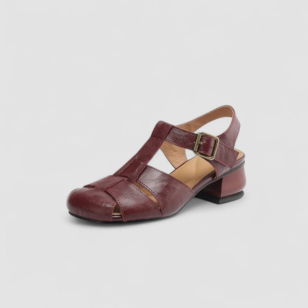 AMELIA | Zapatos ortopédicos Mary Jane en piel genuina