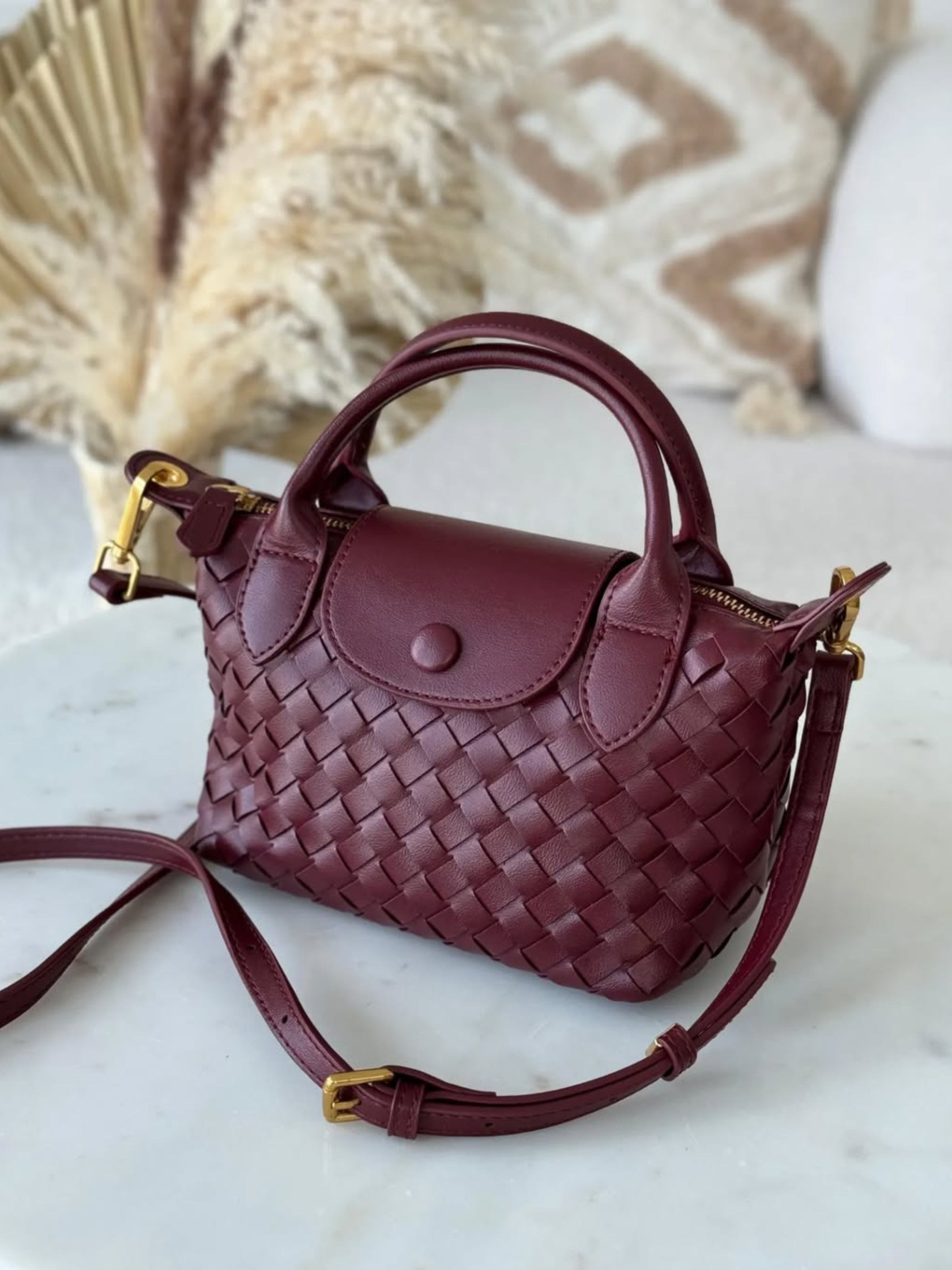 Elise | Borsa Convertibile Piccola Intrecciata