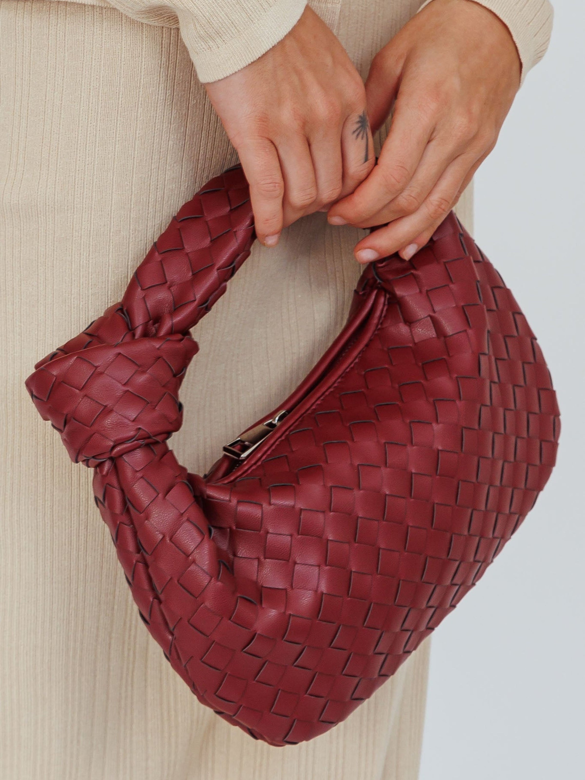 Sienna | Borsa Piccola con Manico Intrecciato