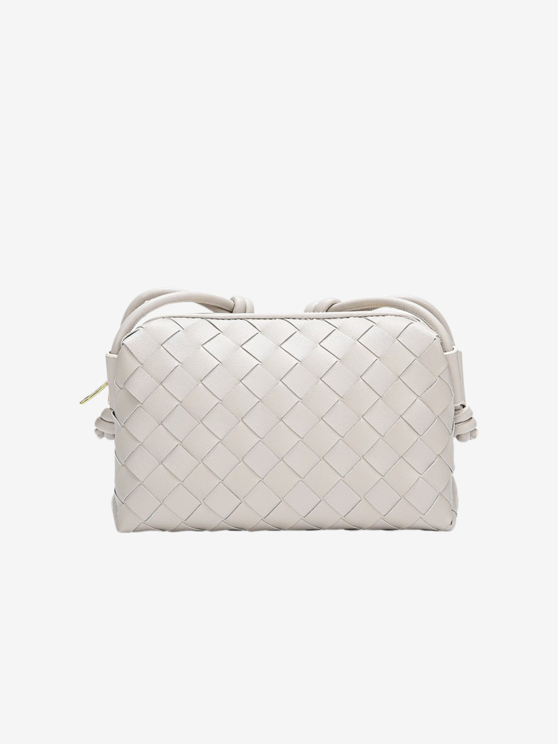 Janna | Borsa a tracolla compatta intrecciata per ogni giorno