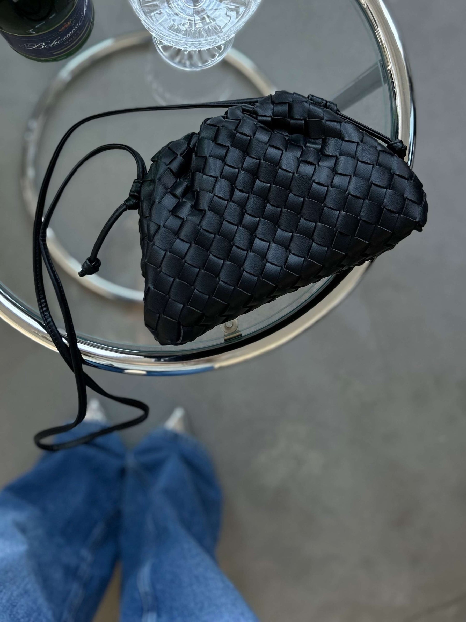 Heleina | Borsa a tracolla intrecciata elegante
