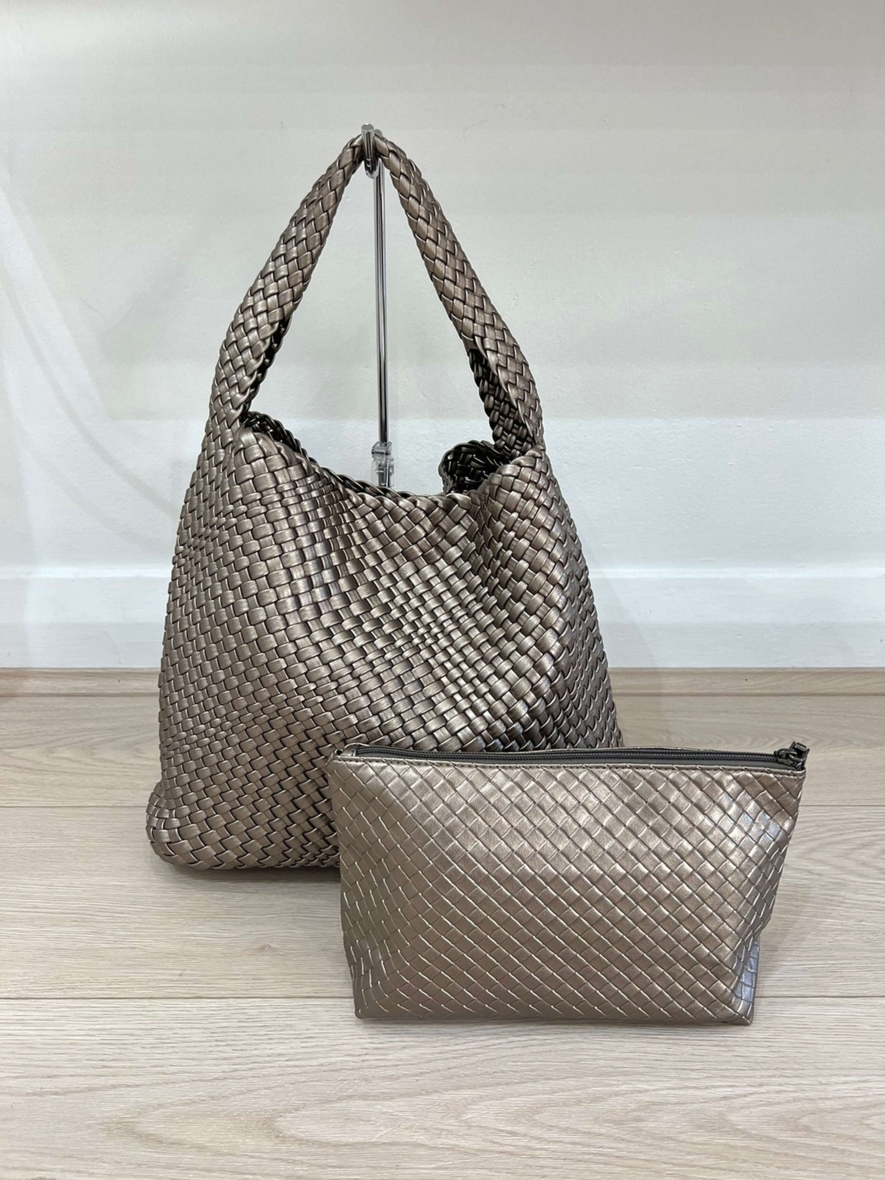 Luna | Borsa Hobo Woven Oversized Chic