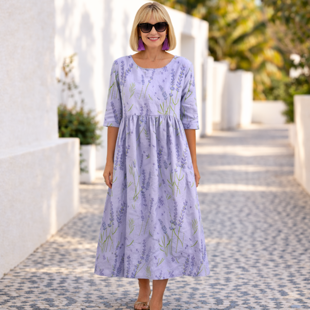 Susan | Vestito floreale con un'atmosfera estiva