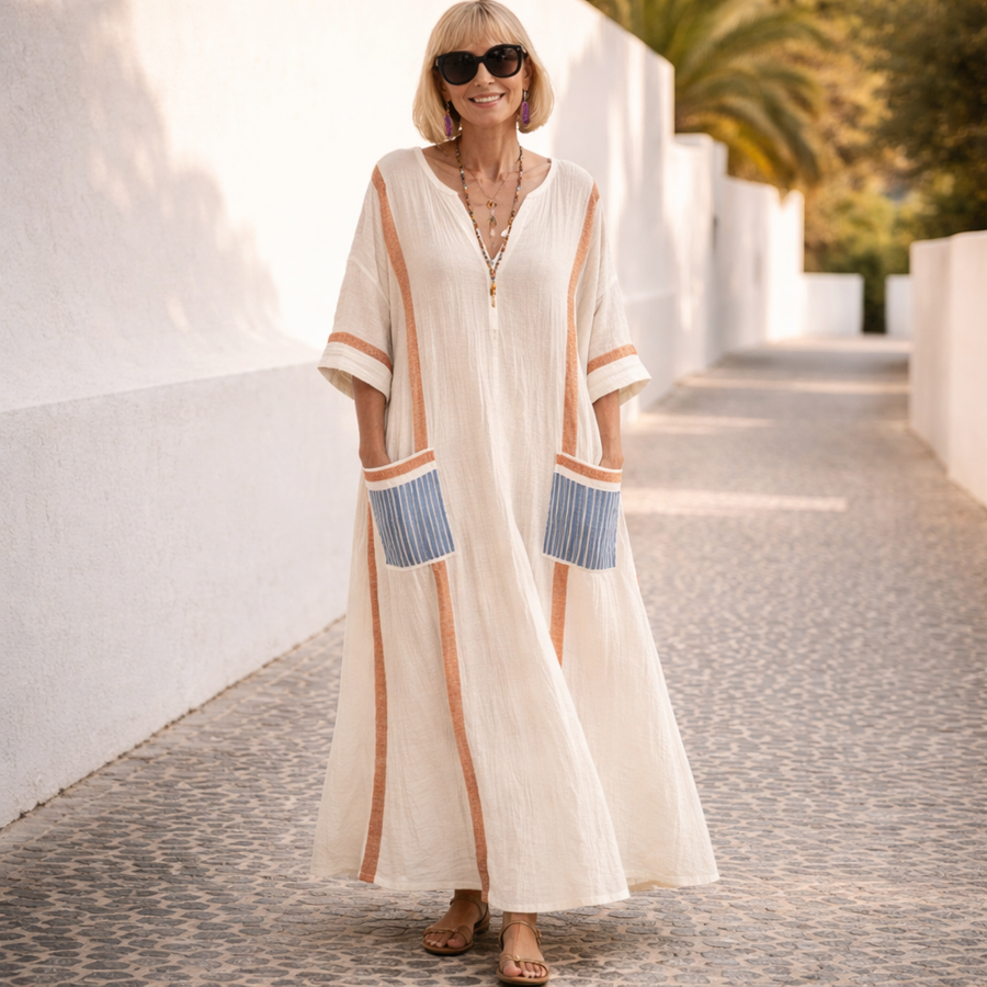 Susan | Abito Maxi Estivo Che Valorizza la Figura