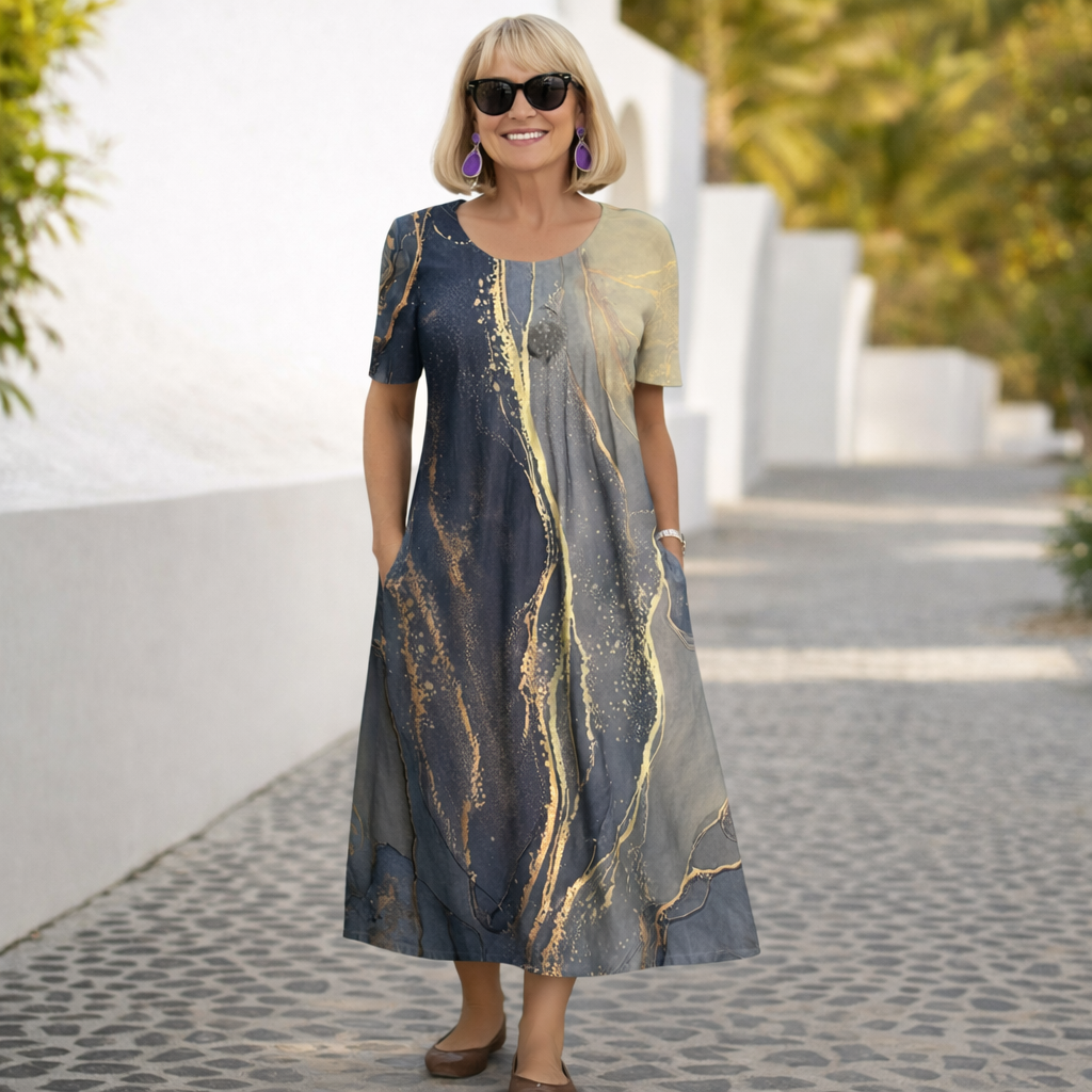 Robin | Abito midi floreale