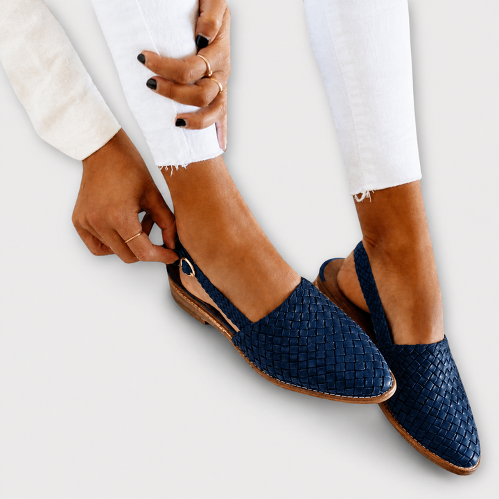 Valentina | Mocassino con cinturino intrecciato