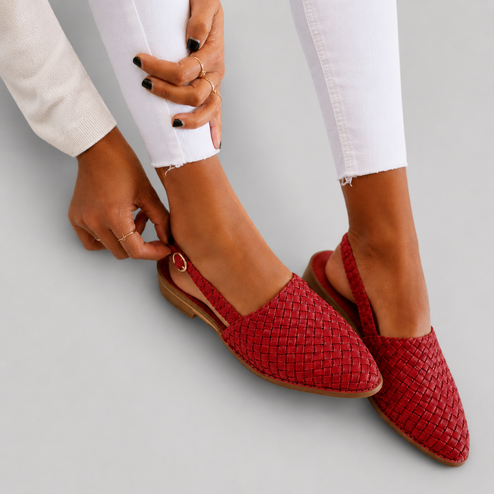 Isabella | Mocassino con cinturino intrecciato