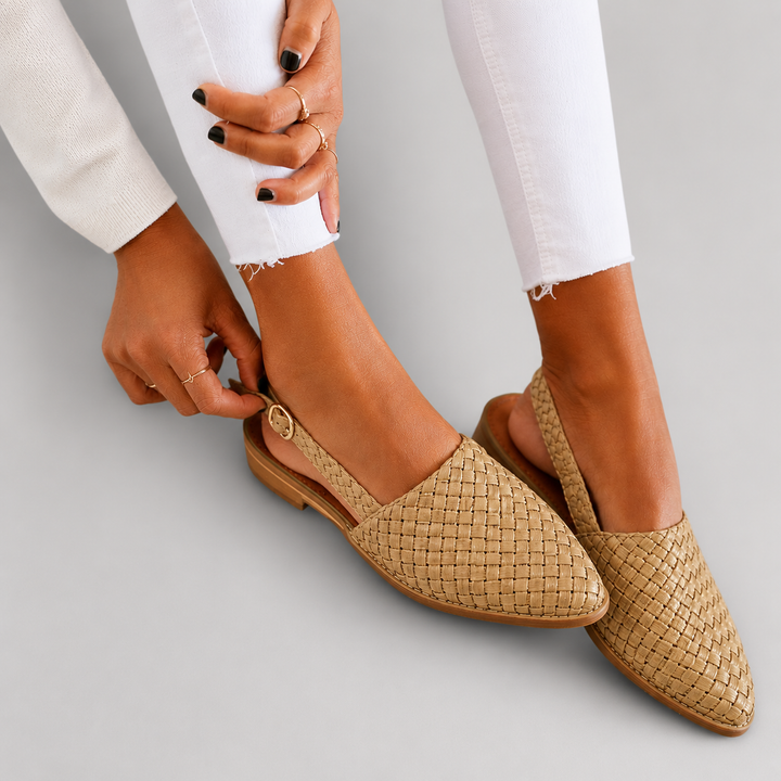 Camilla | Mocassino con cinturino intrecciato