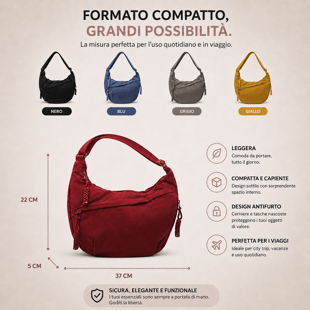 Rossella | Borsa a Spalla Grigio