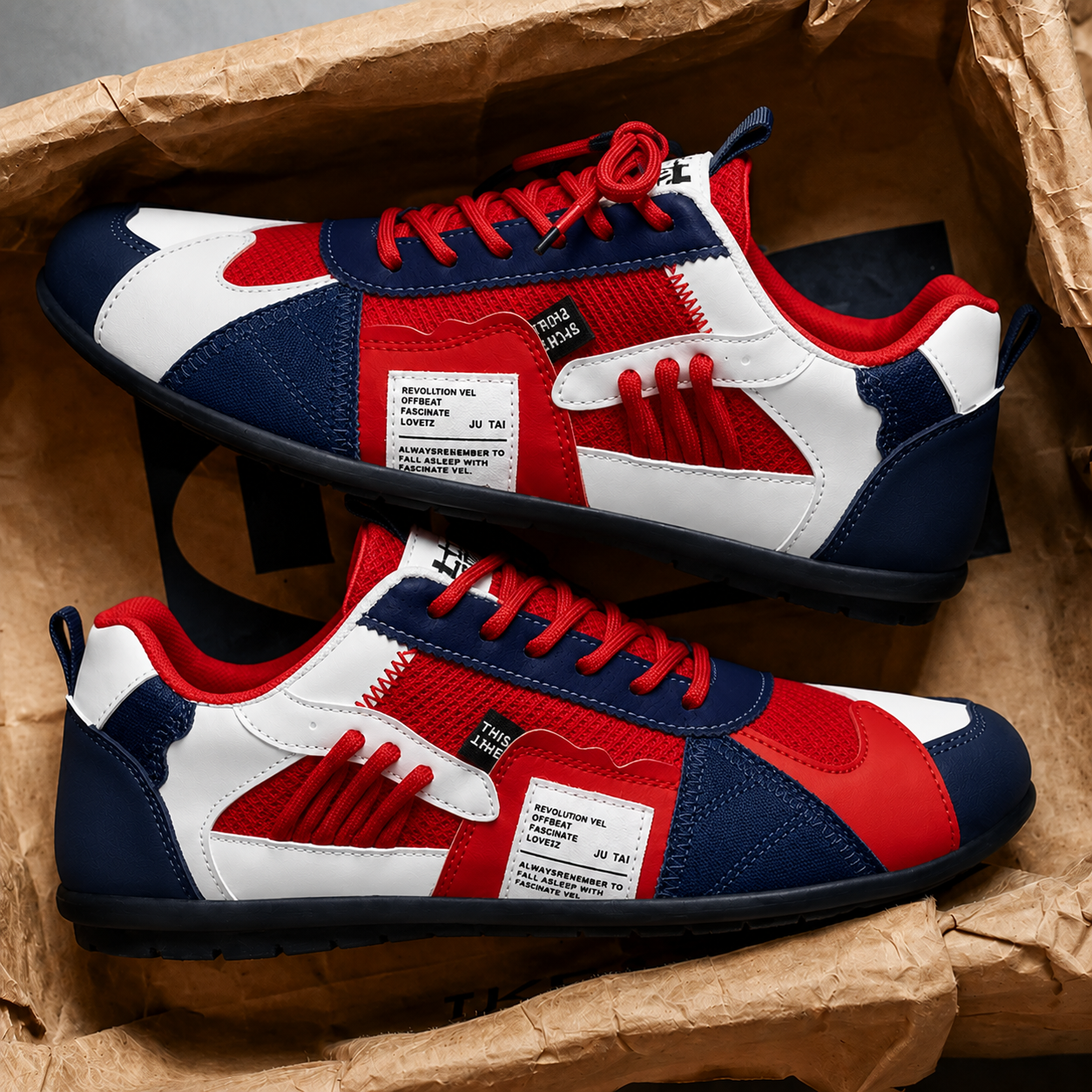 GIOVANNI | Sneakers rétro colorate