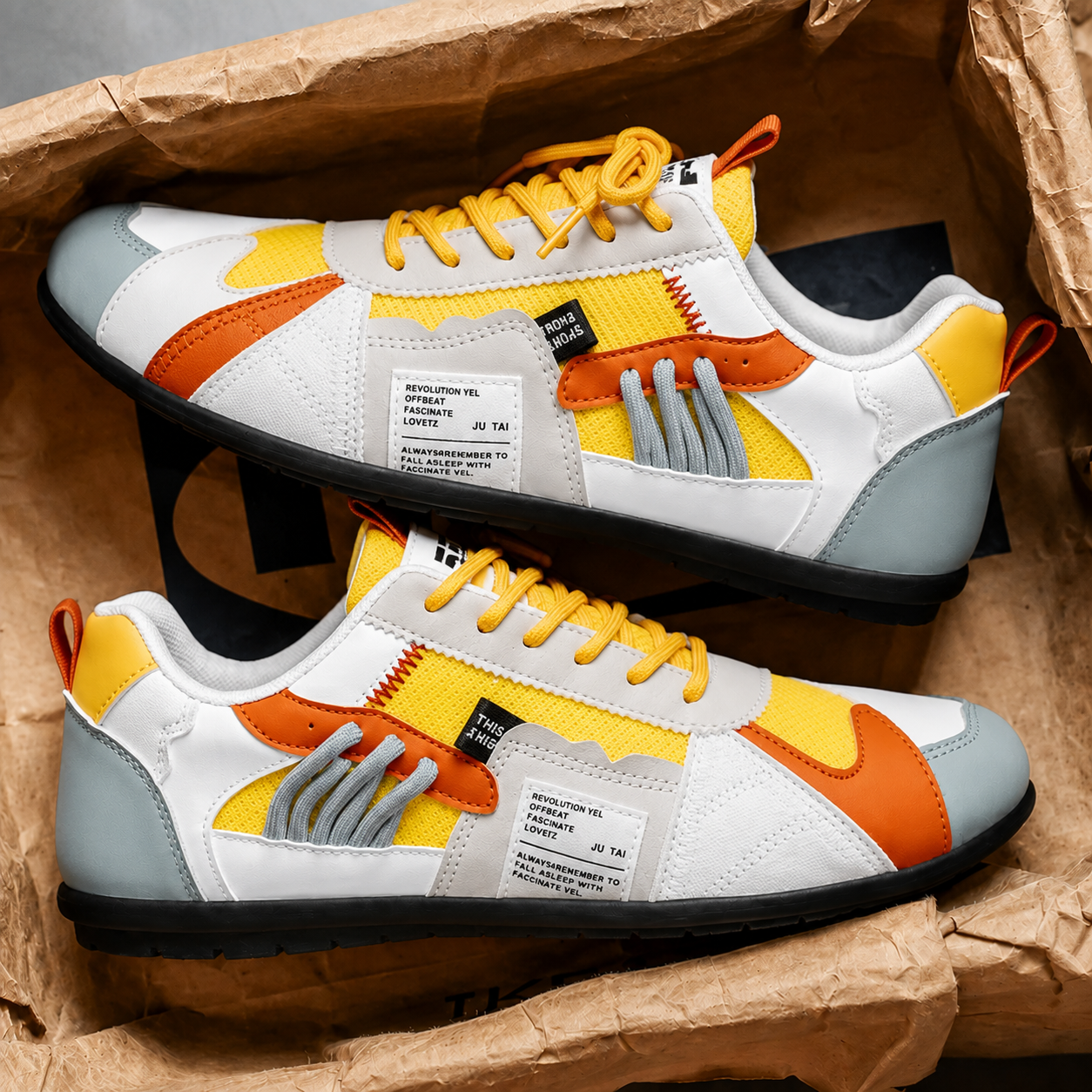 GIOVANNI | Sneakers rétro colorate