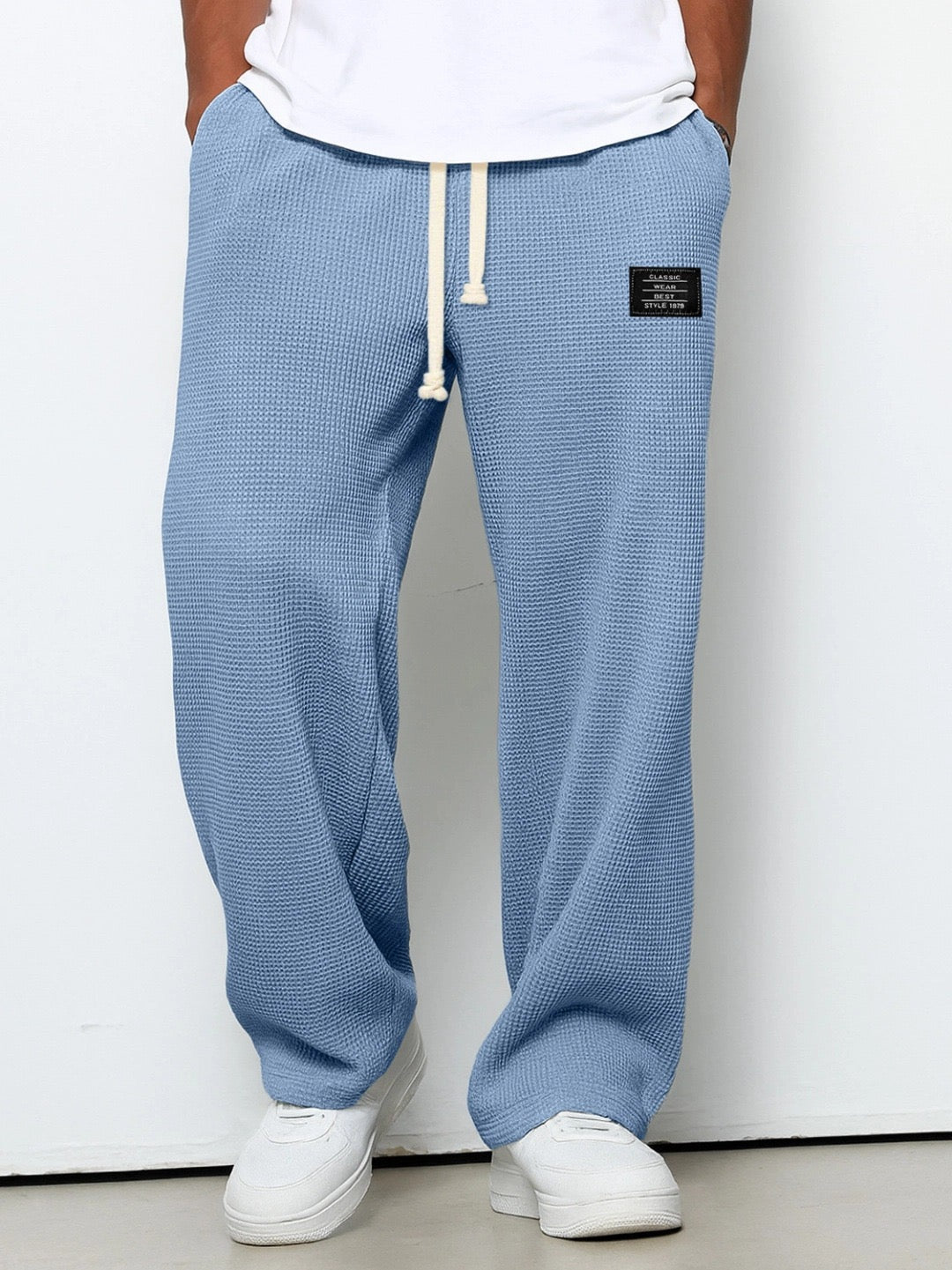 Lorenzo | Pantalones Anchos con Textura de Panal