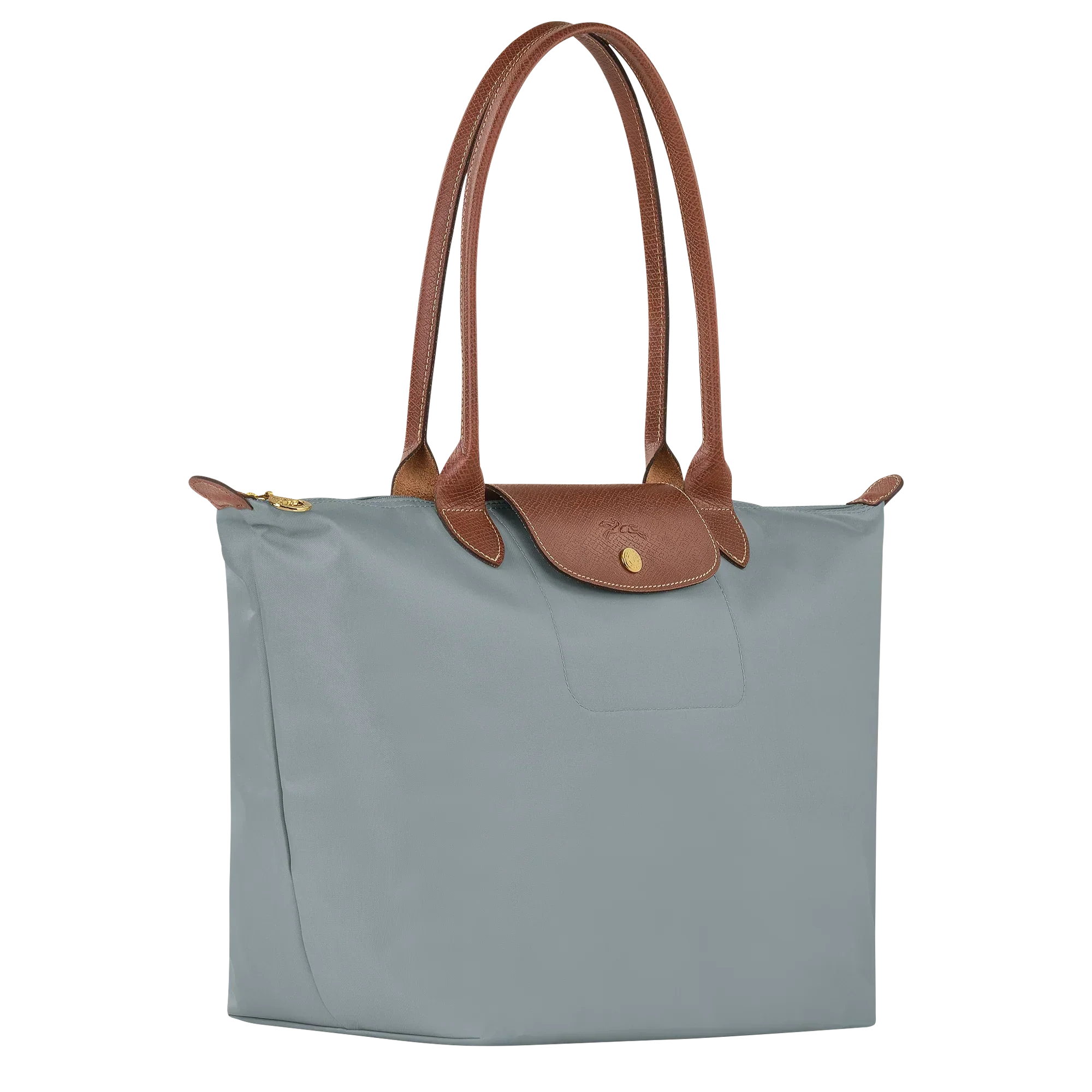 Longchamp - Grande Le Pliage Tote, Acciaio