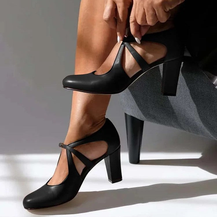 Camille™ | Décolleté Comfort in Vera Pelle Elegante