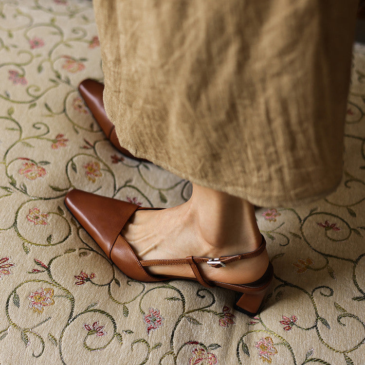 Serelle | Slingback in Pelle