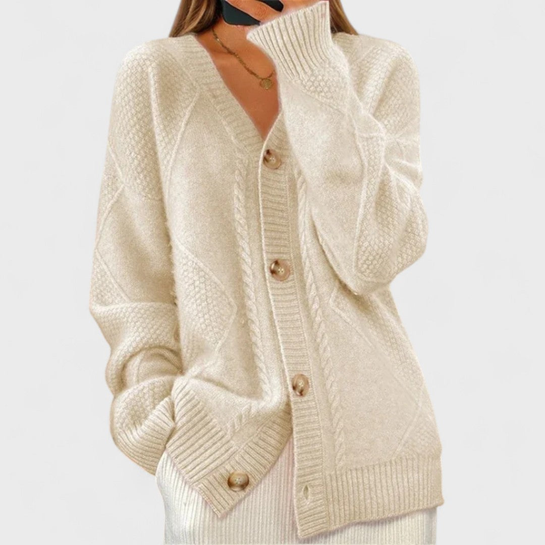 Éloise - Cardigan in maglia a coste