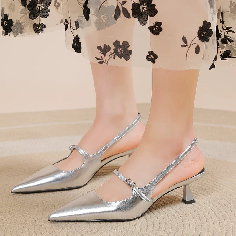 Stella | Slingback con Tacco Kitten