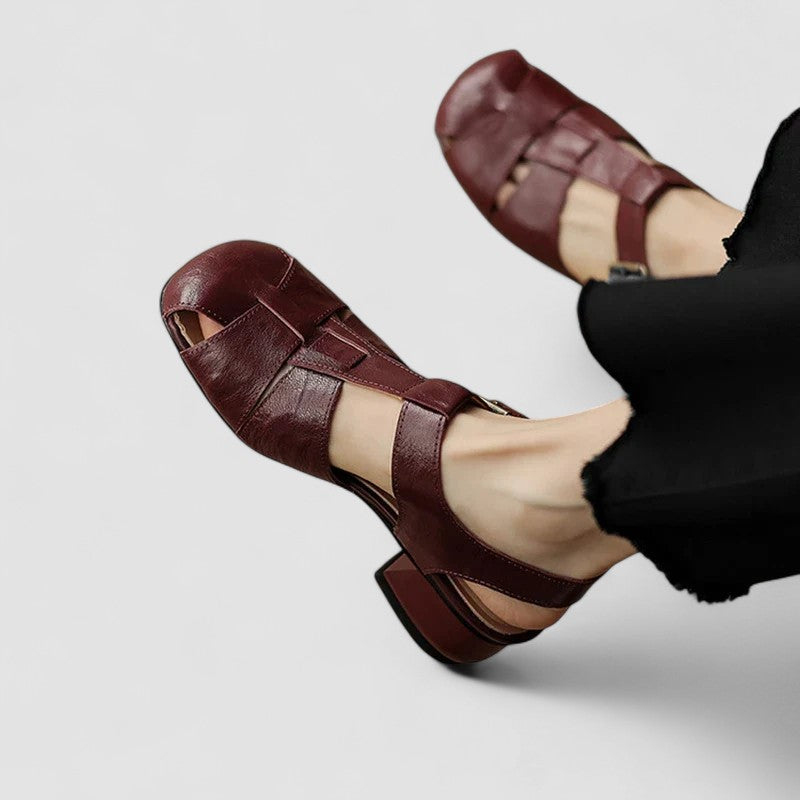 AMELIA | Zapatos ortopédicos Mary Jane en piel genuina