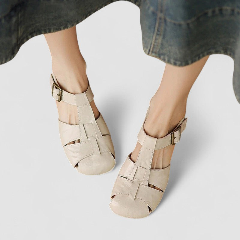 AMELIA | Zapatos ortopédicos Mary Jane en piel genuina