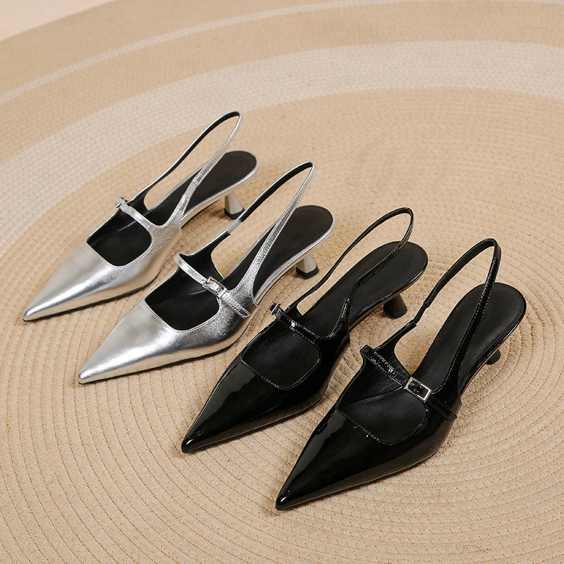 Stella | Slingback con Tacco Kitten