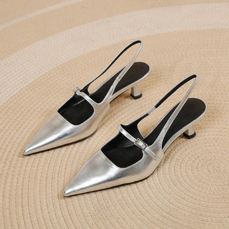 Stella | Slingback con Tacco Kitten