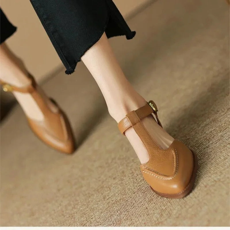 Natalia | Zapatos ortopédicos con hebilla