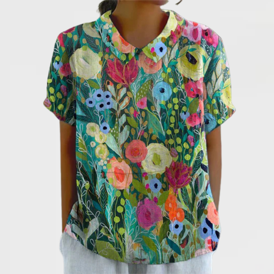 Daisy | Acquerello Floral Shirt