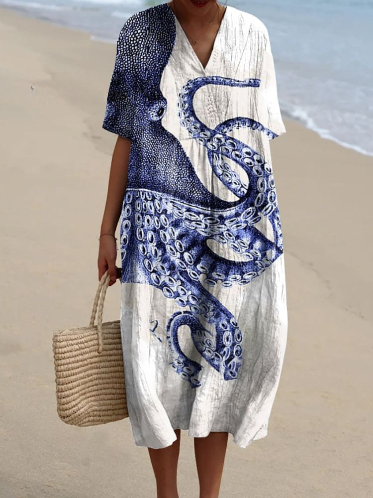 Vestido estampado brisa de verano