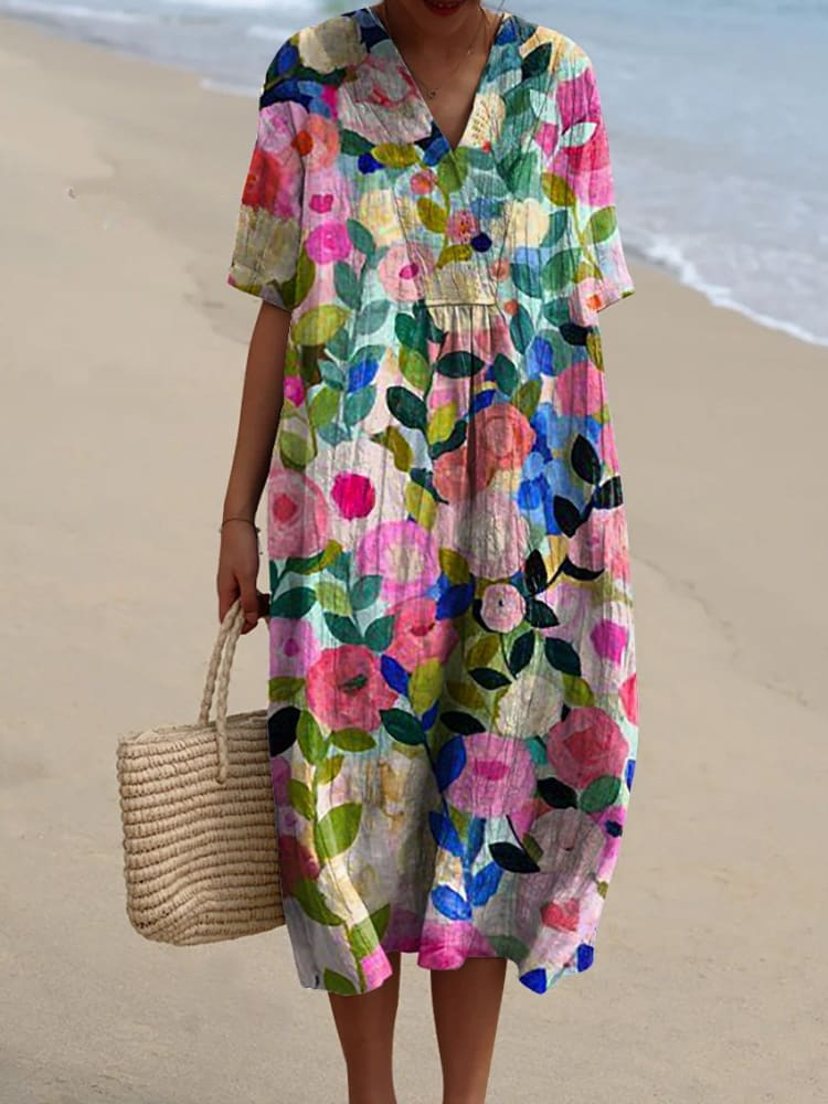Vestido estampado brisa de verano