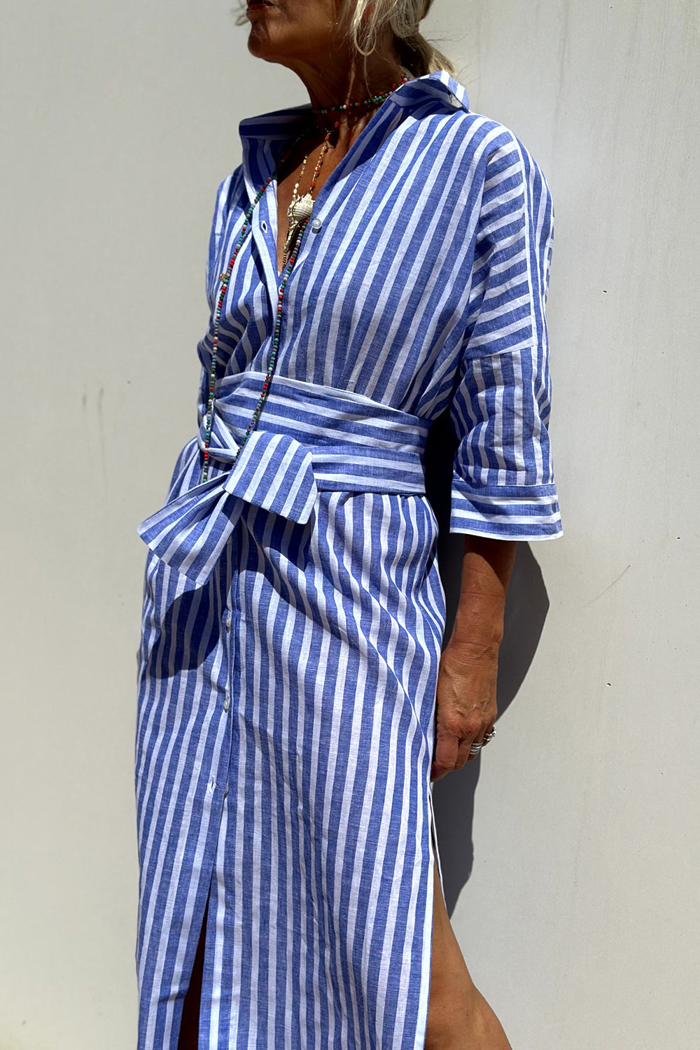 Sophia | Vestito Camicia a Righe