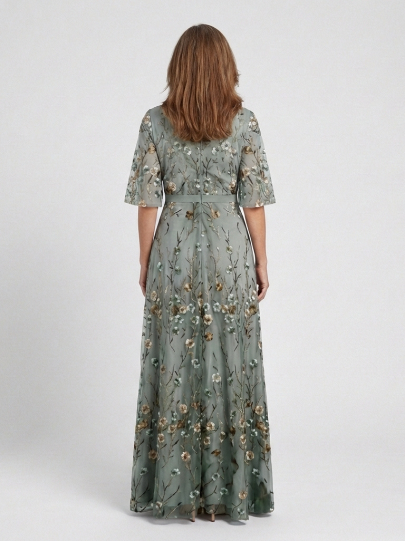 Clara | Vestido Maxi Floral Elegante